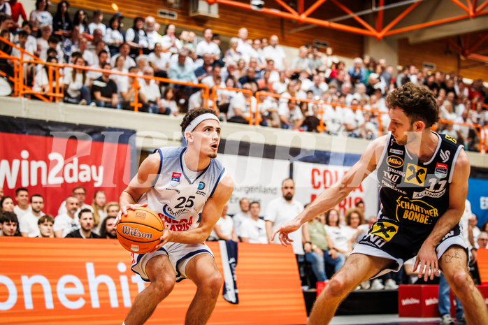 Basketball, win2day Basketball Superliga 2024/25, Playoffs Halbfinale 4. Spiel
, BBC Nord Dragonz, Gmunden Swans, Lukas Hahn (25)
