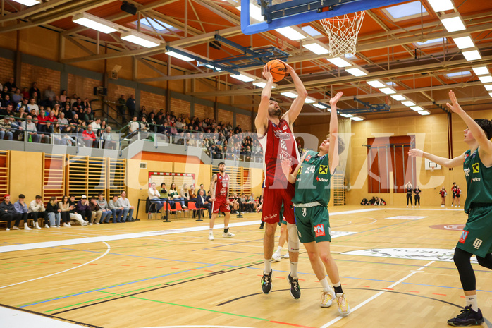Basketball Zweite Liga 2023/24, Playoff Viertelfinale Spiel 1 Mistelbach Mustangs vs. Dornbirn Lions