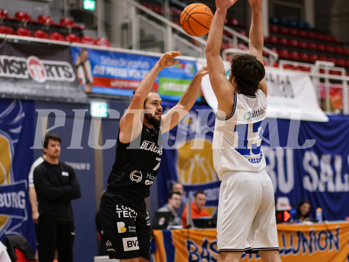 Basketball Zweite Liga 2023/24, Grunddurchgang 12.Runde BBU Salzburg vs. Güssing Blackbirds


