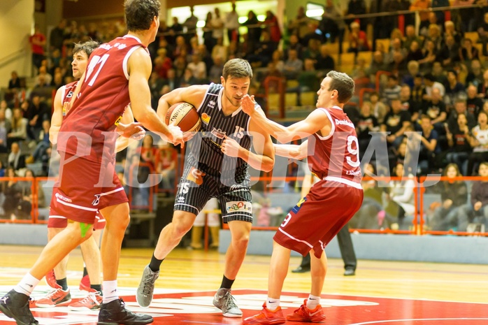 Basketball ABL 2015/16 Grunddurchgang 25.Runde Traiskirchen Lions vs. Güssing Knights 