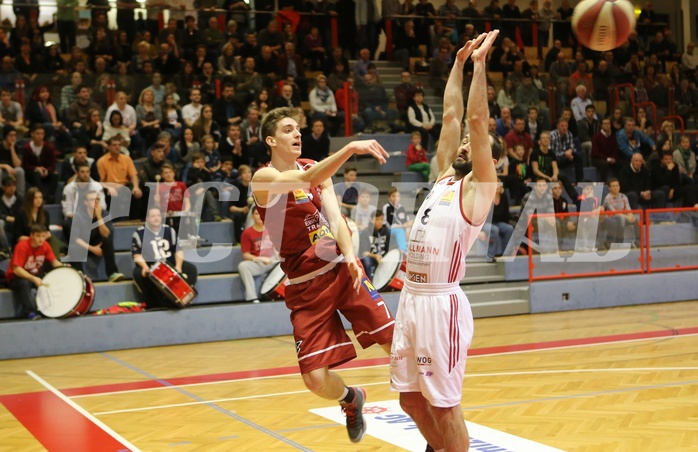 Basketball ABL 2015/16 Grunddurchgang 19.Runde Traiskirchen Lions vs. BC Vienna