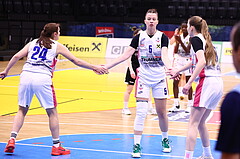 13.01.2024, Graz, Raiffeisen Sportpark, Basketball Damen Superliga 2023/24, Grunddurchgang 9.Runde, UBSC-DBBC Graz - Basket Flames Women ,  