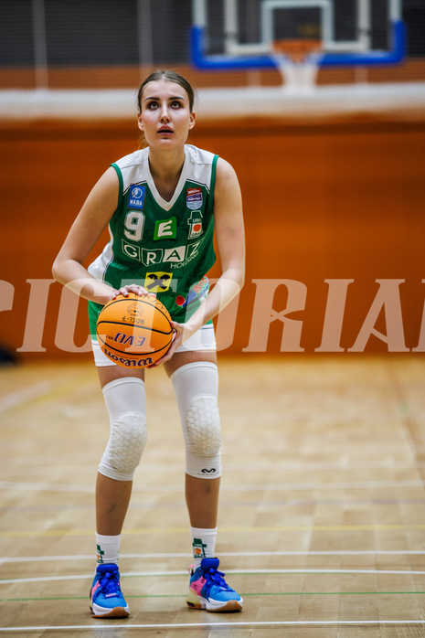 Basketball, Win2Day Basketball Damen Superliga 2024/25, Grunddurchgang 7.Runde, Vienna Timberwolves, UBI Graz, Elma Dautovic (9)