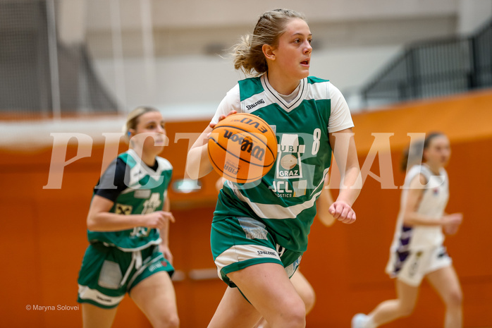 26.01.2025 Österreichischer Basketballverband 2024/25, SLWU19, Vienna United vs. UBI Graz