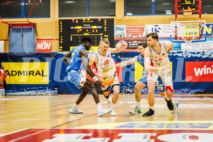 Basketball, Basketball Austria Cup 2023/24, Viertelfinale, Traiskirchen Lions, SKN St. Pölten, Edgars Lasenbergs (25)