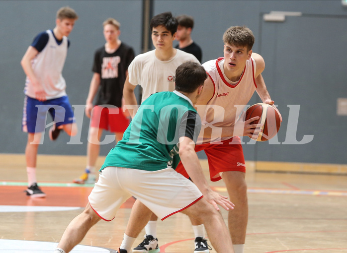 Basketball Nationalteam MU19 2022, Kadersichtung  vs. 



