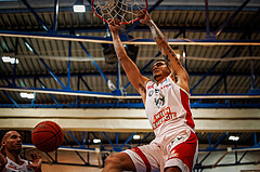 Basketball, win2day Basketball Superliga 2022/23, Grunddurchgang Runde 4, Oberwart Gunners, BC Vienna, Khalid Thomas (15)