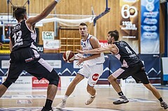 Basketball, Admiral Basketball Superliga 2019/20, Grunddurchgang 3.Runde, Oberwart Gunners, Flyers Wels, Saimon Sutt (11)