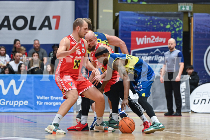 Basketball, Superliga 2024/25, Grunddurchgang 14.Runde, Flyers Wels vs. UBSC Graz,