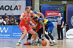 Basketball, Superliga 2024/25, Grunddurchgang 14.Runde, Flyers Wels vs. UBSC Graz,