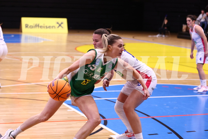 12.01.2025, Graz, Raiffeisen Sportpark, Basketball Damen Superliga 2024/25, Grunddurchgang, 11.Runde, UBSC Graz - UBI Graz,  