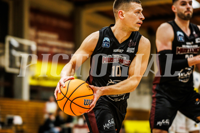 Basketball, Basketball Zweite Liga 2024/25, Grunddurchgang 17.Runde, Mattersburg Rocks, Mistelbach Mustangs, Dragisa Najdanovic (10)