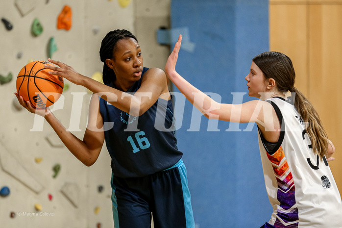 23.02.2025 Österreichischer Basketballverband 2024/25, SLWU14 Vienna United vs. Vienna Timberwolves