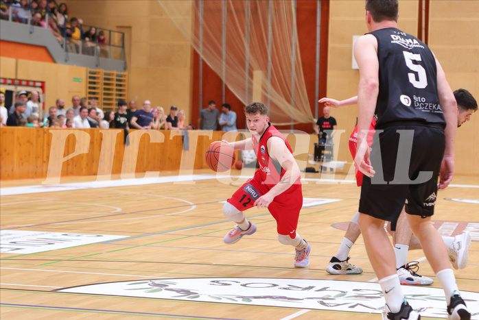 Basketball Zweite Liga 2022/23, Playoff, Finale Spiel 1 Mistelbach Mustangs vs. Güssing Blackbirds


