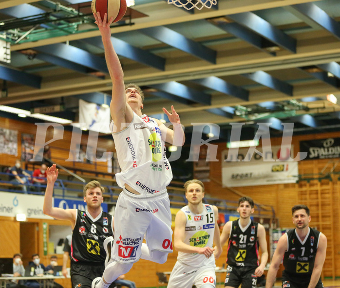 Basketball Superliga 2020/21, 8. Plazierungsrunde Gmunden Swans vs. Flyers Wels


