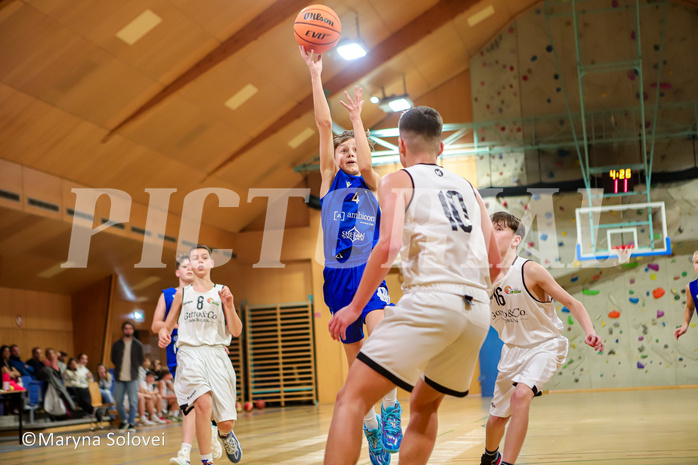 09.11.2024 Österreichischer Basketballverband 2024/25, SLMU14, Basket Flames WAT vs STARS Basketball