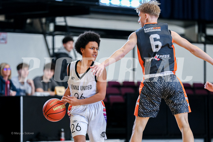 23.03.2025 Österreichischer Basketballverband 2024/25, SLMU16, Post SV Wien vs. Basket Dukes