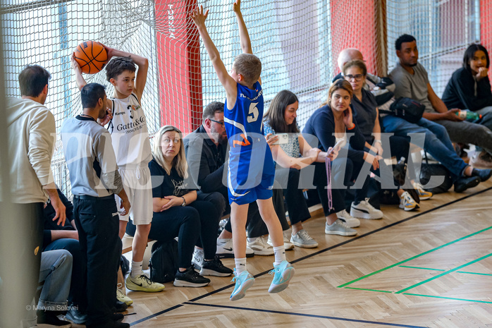 31.03.2025 Österreichischer Basketballverband 2024/25, SLMU14 Basket Flames WAT vs. FSN Baskets Wels