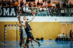 Basketball, Basketball Zweite Liga 2023/24, Grunddurchgang 4.Runde, Deutsch Wagram Alligators, Mattersburg Rocks, Branislav Balvan (14), Dominik Alturban (6)