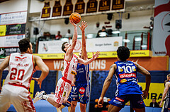 Basketball, Win2Day Superliga 2024/25, Playoffs, Halbfinale Spiel 2, Traiskirchen Lions, Oberwart Gunners, Benedikt Güttl (7)