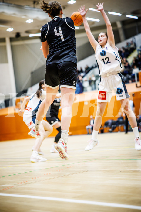 Basketball, Win2Day Basketball Damen Superliga 2024/25, Grunddurchgang 14.Runde, Vienna Timberwolves, Basket Flames, Stella Popp (4)