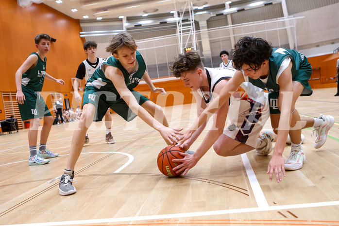 08.03.2025 Österreichischer Basketballverband 2024/25, SLMU16, Post SV Wien vs Dornbirn Lions