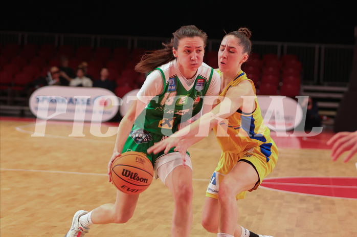 Basketball Damen Superliga 2023/24, Grunddurchgang 12.Runde SKN St. Pölten vs. UBI Graz