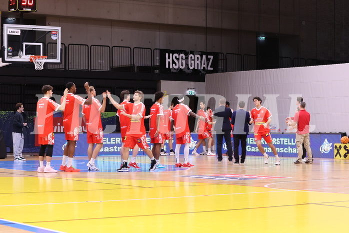 08.12.2024, Graz, Raiffeisen Sportpark Graz, Basketball Superliga 2024/25, Grunddurchgang, Runde 11, UBSC Raiffeisen Graz - Arkadia Traiskirchen Lions