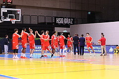 08.12.2024, Graz, Raiffeisen Sportpark Graz, Basketball Superliga 2024/25, Grunddurchgang, Runde 11, UBSC Raiffeisen Graz - Arkadia Traiskirchen Lions