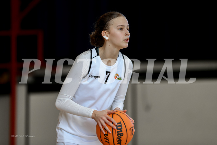 02.03.2025 Österreichischer Basketballverband 2024/25, SLWU16 Basket Flames UNION vs. DBB  Basketgirls Wels