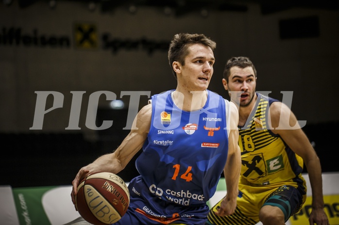 Basketball, ABL 2018/19, Grunddurchgang 17.Runde, UBSC Graz, Kapfenberg Bulls, Tobias Schrittwieser (14)