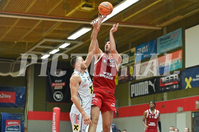 Basketball, Superliga 2024/25, Grunddurchgang 5.Runde, Flyers Wels vs. BC Vienna,
