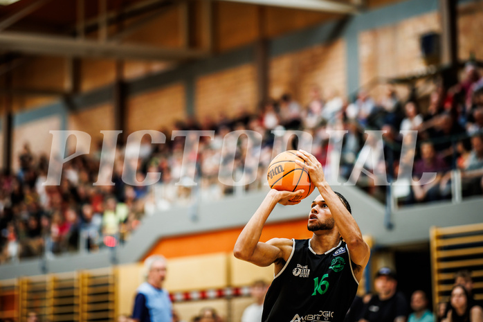 Basketball, Basketball Zweite Liga 2023/24, Playoff, Finale Spiel 1, Mistelbach Mustangs, Union Deutsch Wagram Aligators, Philip Konate (16)