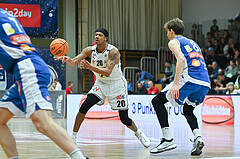 Basketball, Superliga 2023/24, Grunddurchgang 18. Runde, Flyers Wels vs. Oberwart Gunners,
