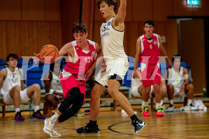 26.11.2024 Österreichischer Basketballverband 2024/25, SLMU19 Basket Flames vs. Mattersburg Rocks