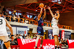 Basketball, win2day Basketball Superliga 2024/25, Grunddurchgang Runde 2, BBC Nord Dragonz, Klosterneuburg Dukes, Rayshawn Mart (3)