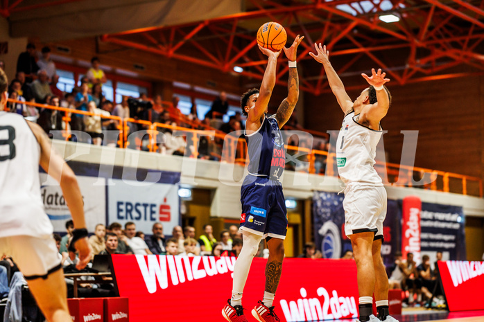 Basketball, win2day Basketball Superliga 2024/25, Grunddurchgang Runde 2, BBC Nord Dragonz, Klosterneuburg Dukes, Rayshawn Mart (3)