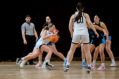 15.02.2025 Österreichischer Basketballverband 2024/25, SLWU19, Basket Flames UNION vs. Vienna Timberwolves