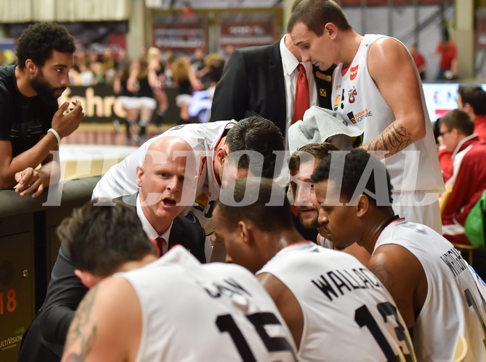 Basketball ABL 2015/16 Grunddurchgang 16.Runde WBC Wels vs Gmunden Swans