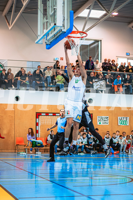 Basketball, Basketball Zweite Liga 2022/23 Playoff, Viertelfinale Spiel 2, Union Deutsch Wagram, Raiders Tirol, Daniel Schuch (10)