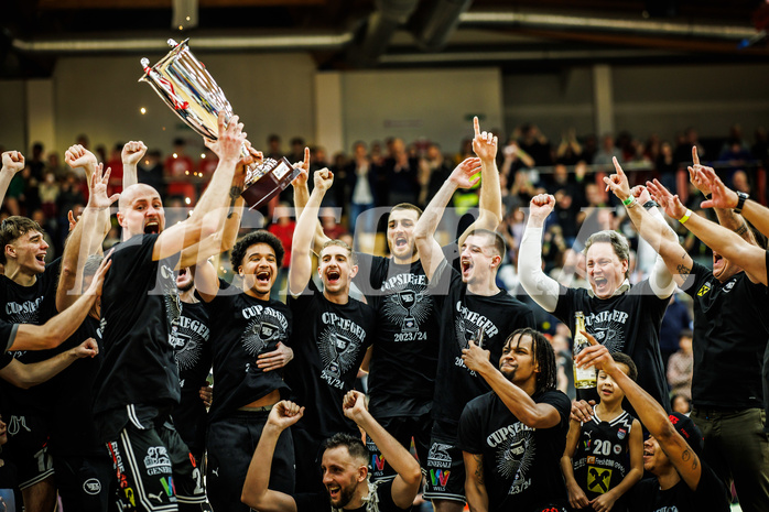 Basketball, Basketball Austria CUP 2023/24, Finale, Traiskirchen Lions, Flyers Wels, 