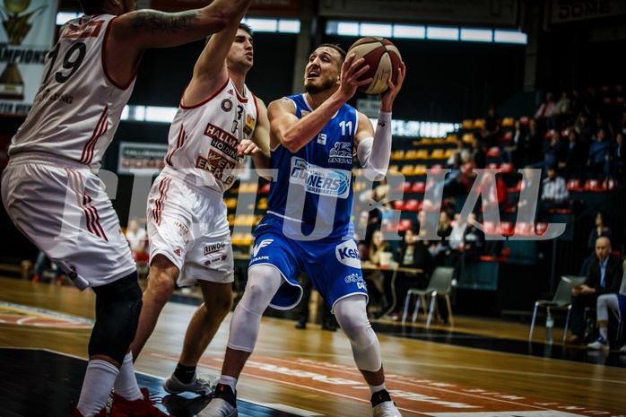 Basketball, ABL 2018/19, Playoff VF Spiel 3, BC Vienna, Oberwart Gunners, Hayden Thomas Lescault (11)