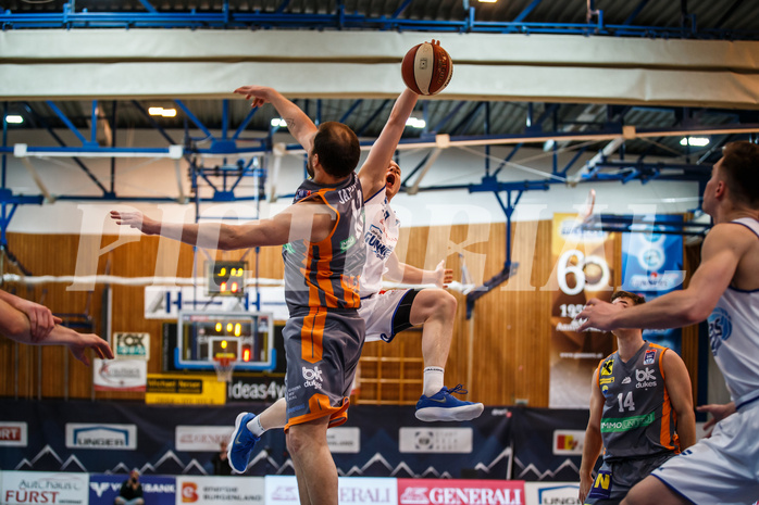 Basketball, Admiral Basketball Superliga 2019/20, Grunddurchgang 16.Runde, Oberwart Gunners, Klosterneuburg Dukes, Sebastian Käferle (7)
