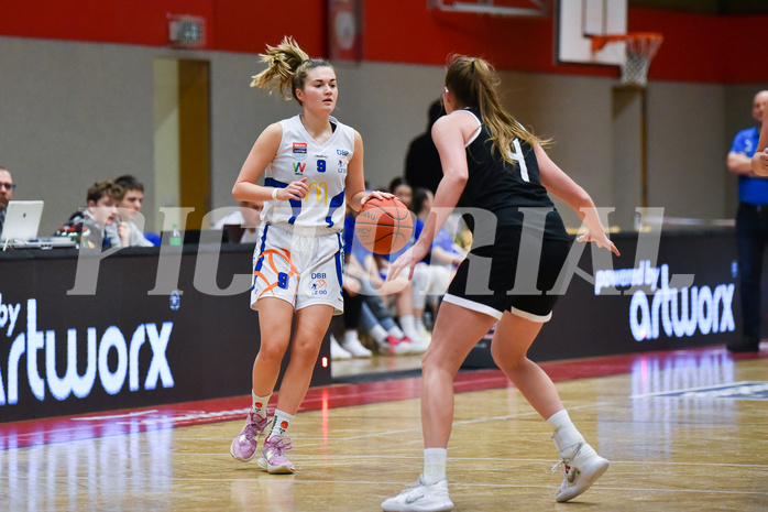 Win2Day Basketball, Damen Superliga 2022/23, Grunddurchgang 12. Runde, DBB LZ OÖ vs Basket Flames,