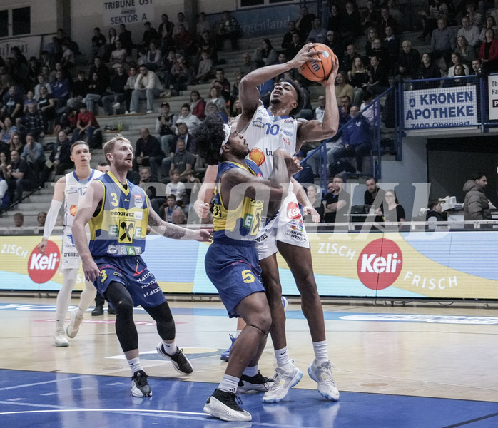 Basketball Superliga 2024/25, Grunddurchgang 8.Runde Oberwart Gunners vs. UBSC Graz