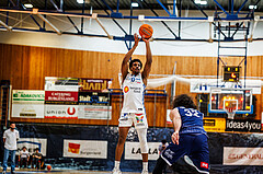 Basketball, win2day Basketball Superliga 2024/25, Grunddurchgang Runde 19, Oberwart Gunners, BBC Nord Dragonz, Robert Allen (10)
