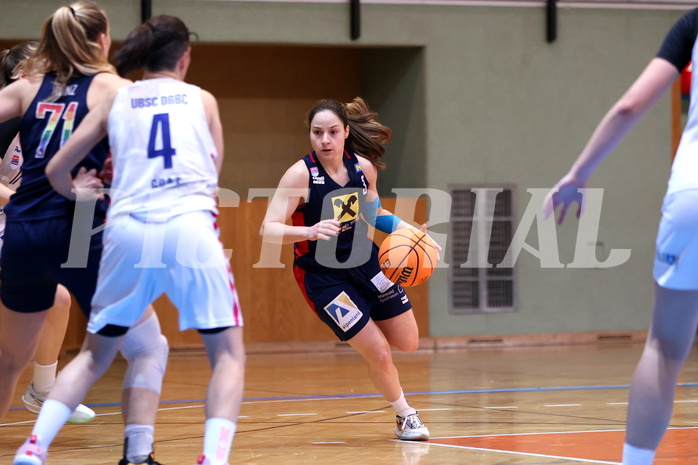 20.03.2024, Graz, Unionhalle A, Basketball Damen Superliga 2023/24, Semifinale, UBSC-DBBC Graz - SKN St. Pölten Frauen,  