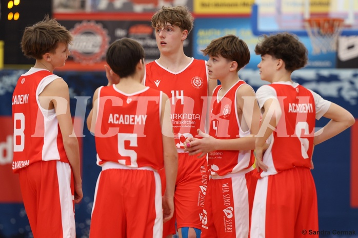 Basketball Superliga 2024/25, SLMU14 Traiskirchen Lions Academy vs. ATSE Graz


