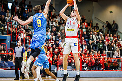 Basketball, win2day Basketball Superliga 2023/24, Viertelfinale Spiel 1, Traiskirchen Lions, SKN St.Pölten, Aleksej Kostic (6)