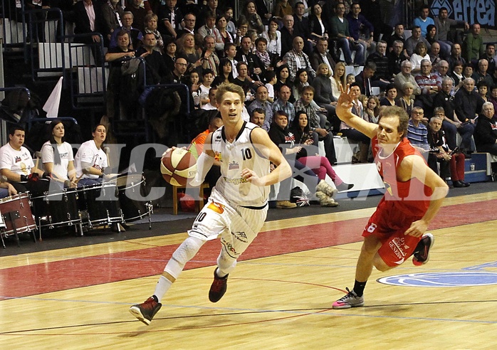 Basketball ABL 2015/16 Grunddurchgang 20.Runde  Güssing Knights vs WBC Wels
